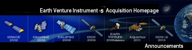 Earth Venture - Instruments 5 (EVI-5)